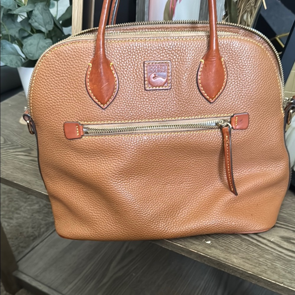 Dooney & Bourke Brown Leather Satchel